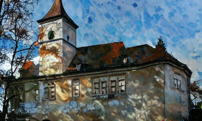 Kostel Narození Panny Marie (Brníčko) – autumn
