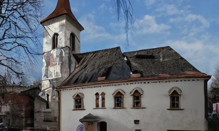 Kostel Narození Panny Marie (Brníčko) – winter