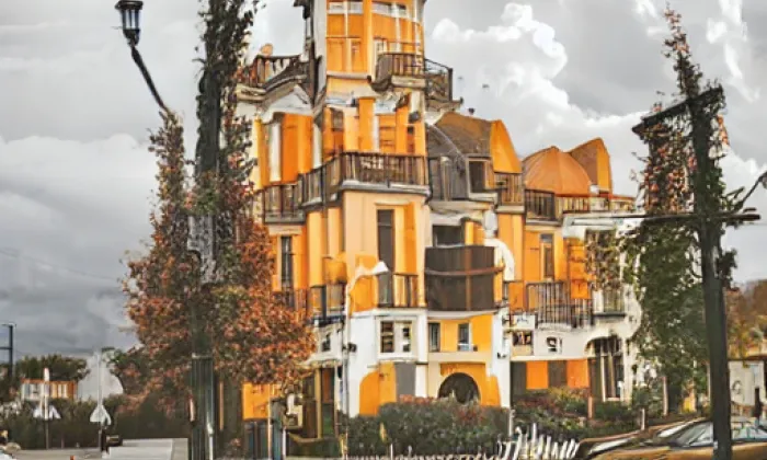 kostel Narození Panny Marie (Dašice) – autumn