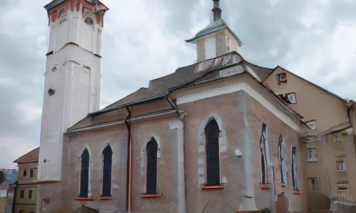 Kostel Narození Panny Marie (Domažlice) – zima