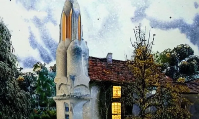 kostel Narození Panny Marie (Hlasivo) – noc