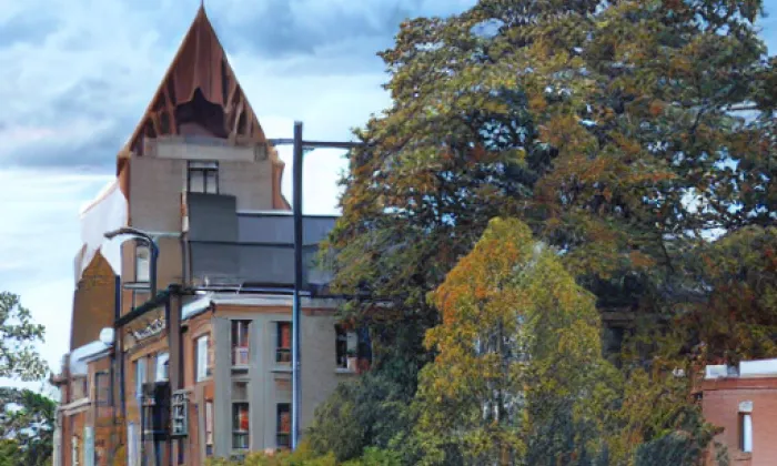 kostel Narození Panny Marie (Hlinsko) – autumn