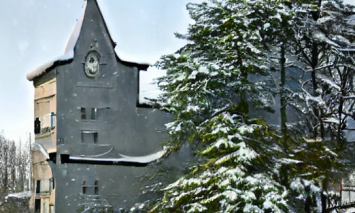 kostel Narození Panny Marie (Hlinsko) – winter