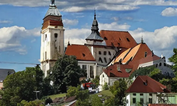 Kostel Narození Panny Marie (Jablonné v Podještědí) – jaro