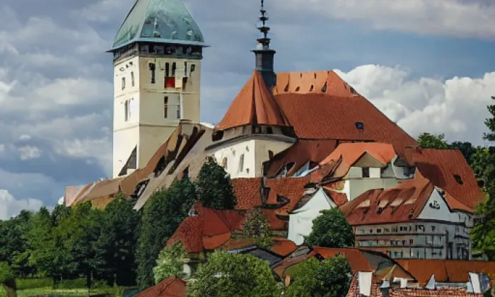 Kostel Narození Panny Marie (Jablonné v Podještědí) – léto