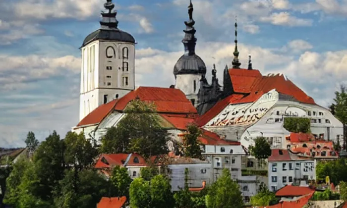 Kostel Narození Panny Marie (Jablonné v Podještědí) – zima