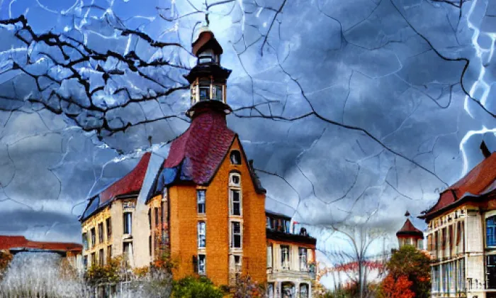 Kostel Narození Panny Marie (Mory) – autumn