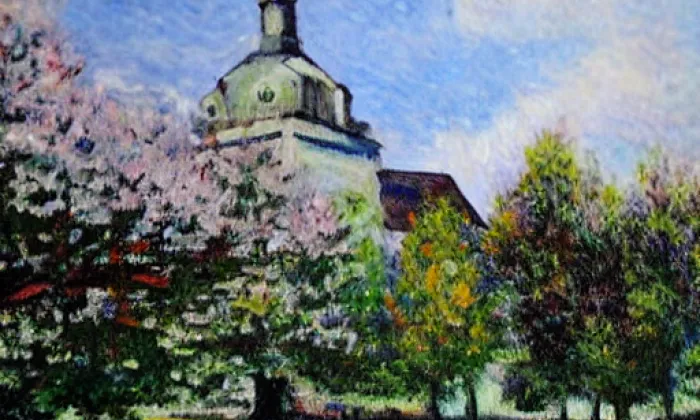 Kostel Narození Panny Marie (Páleč) – spring