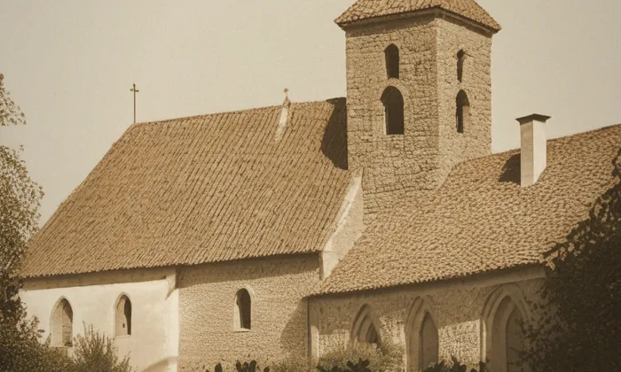 kostel Narození Panny Marie (Průhonice) – historical