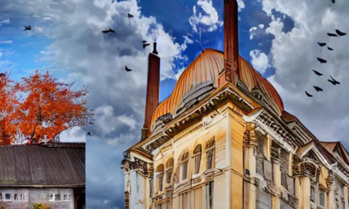 Kostel Narození Panny Marie (Radonice) – autumn