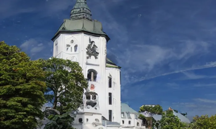 kostel Narození Panny Marie (Starý Bohumín) – jaro