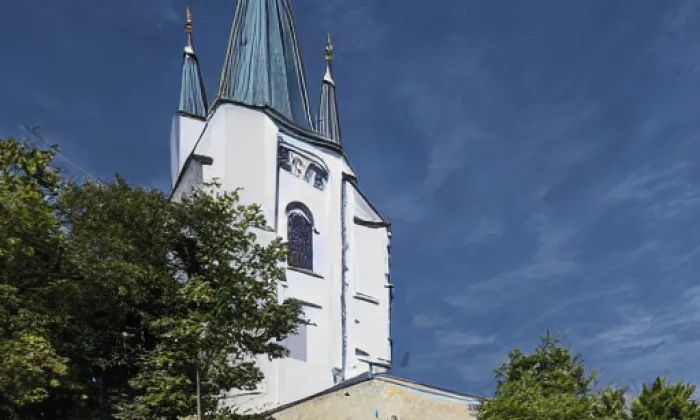 kostel Narození Panny Marie (Starý Bohumín) – zima