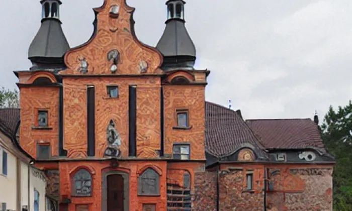 kostel Narození Panny Marie (Strašín) – zima