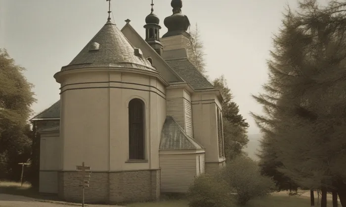 kostel Narození Panny Marie (Tršice) – historická rekonstrukce