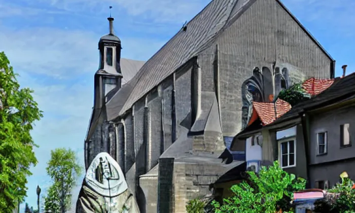 Kostel Narození Panny Marie (Turnov) – jaro