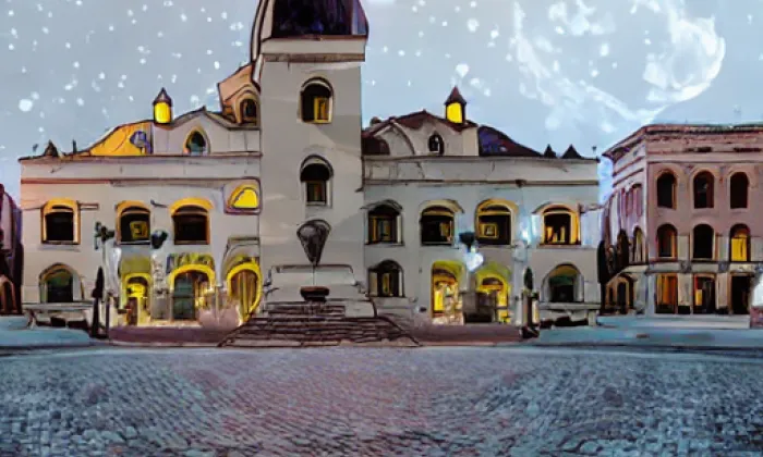 Kostel Narození Panny Marie (Vodňany I) – noc