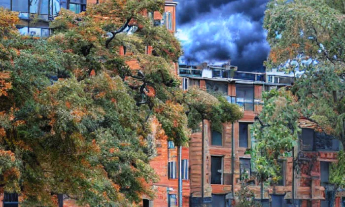 Kostel Narození Panny Marie (Záchlumí) – autumn