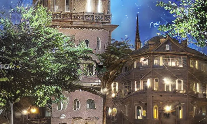 Kostel Narození Panny Marie (Záchlumí) – noc