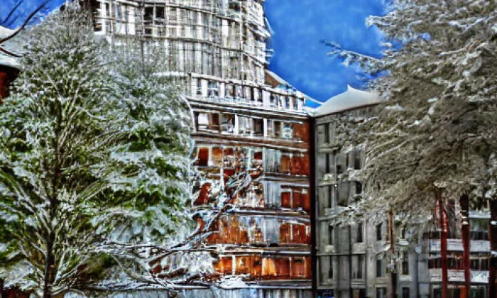 Kostel Narození Panny Marie (Záchlumí) – winter