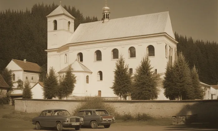Kostel Narození Panny Marie a sv. Anny (Rajnochovice) – historical