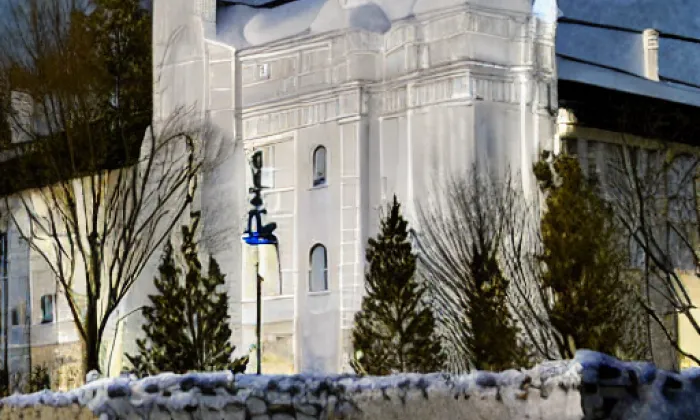 Kostel Narození Panny Marie a sv. Anny (Rajnochovice) – winter