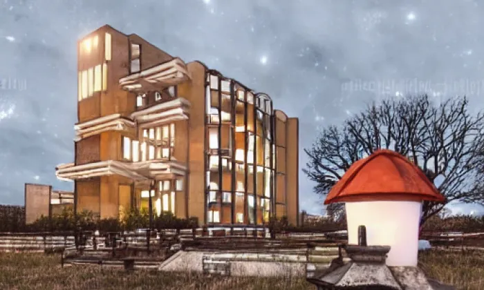 Kostel Narození Panny Marie v Kravařích – noc