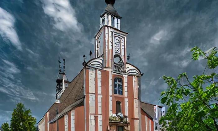 kostel Narození Panny Marie ve Štípě – léto