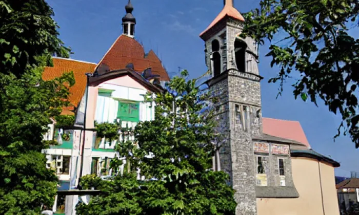 Kostel Narození svatého Jana Křtitele (Přibyslav) – léto