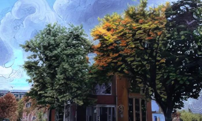 Kostel Narození svatého Jana Křtitele (Okrouhlé Hradiště) – autumn