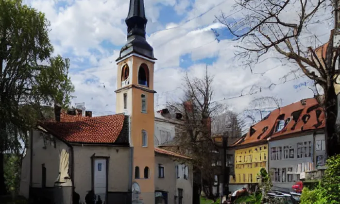 kostel Narození svatého Jana Křtitele (Desná) – summer