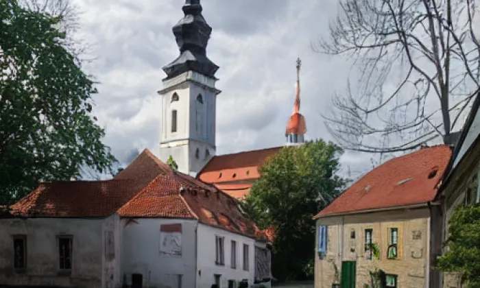 kostel Narození svatého Jana Křtitele (Desná) – winter