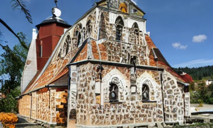 Kostel Navštívení Panny Marie (Žlutice) – winter