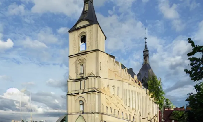 kostel Navštívení Panny Marie (Choustník) – akvarel