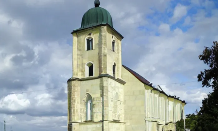 kostel Navštívení Panny Marie (Choustník) – noc