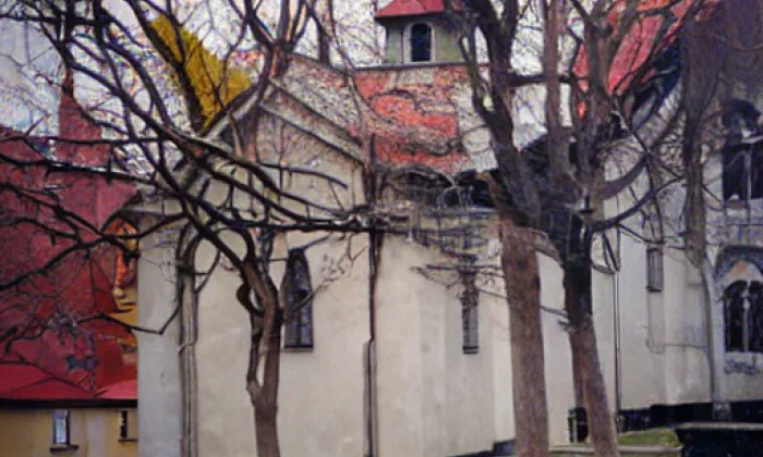 Kostel Navštívení Panny Marie (Deštnice) – jaro