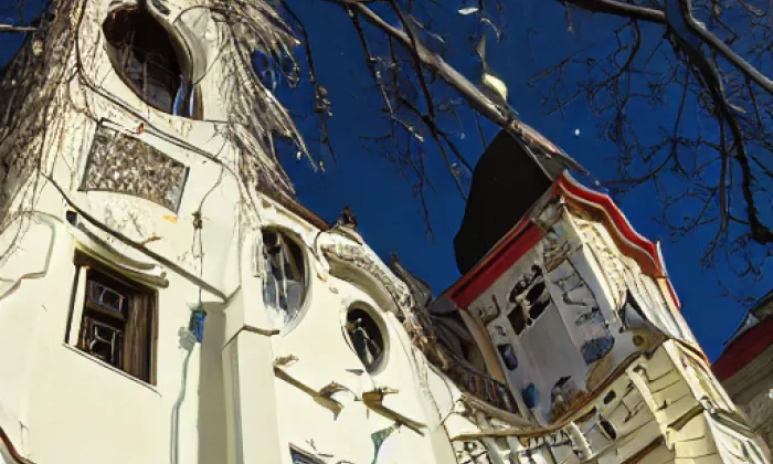 Kostel Navštívení Panny Marie (Lechovice) – jaro