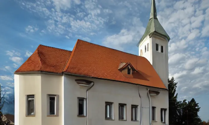 kostel Navštívení Panny Marie (Mistřín) – jaro
