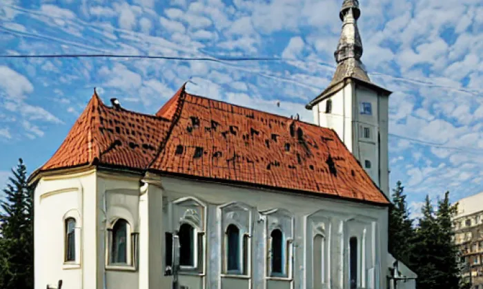 kostel Navštívení Panny Marie (Mistřín) – zima
