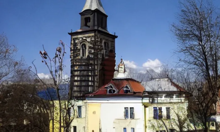 Kostel Navštívení Panny Marie (Moldava) – winter