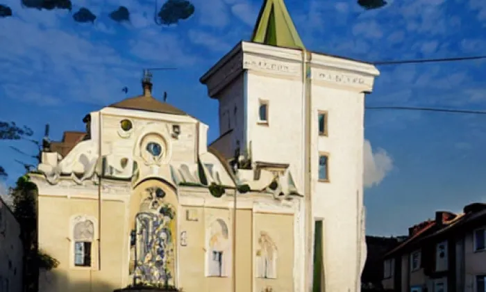 kostel Navštívení Panny Marie (Pravlov) – summer