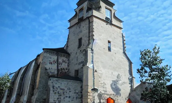Kostel Navštívení Panny Marie (Staré Oldřůvky) – podzim