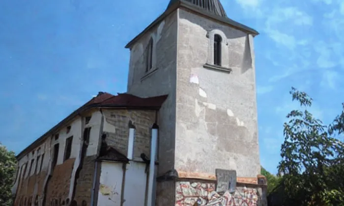 Kostel Navštívení Panny Marie (Staré Oldřůvky) – zima