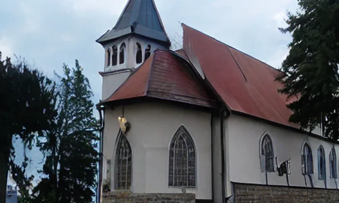 Kostel Nejsvětější Trojice (Šachov) – zima