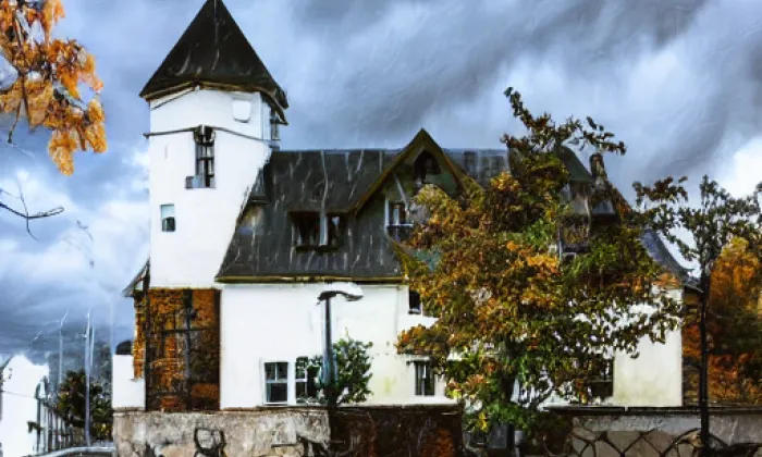 kostel Nejsvětější Trojice (Žatčany) – autumn