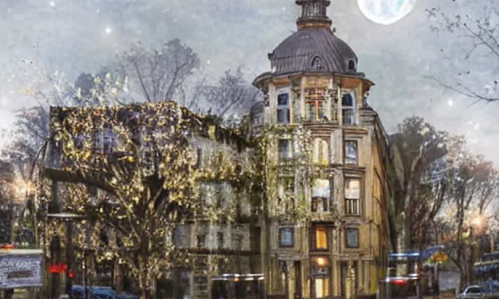 Kostel Nejsvětější Trojice (Řehlovice) – noc