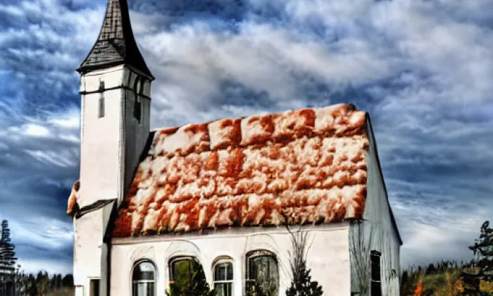 Kostel Nejsvětější Trojice (Běhařovice) – zima