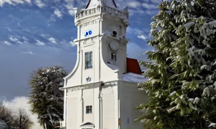 kostel Nejsvětější Trojice (Bratčice) – winter