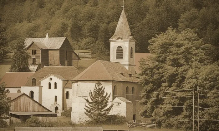 Kostel Nejsvětější Trojice (Děčín XIV-Dolní Žleb) – historická rekonstrukce