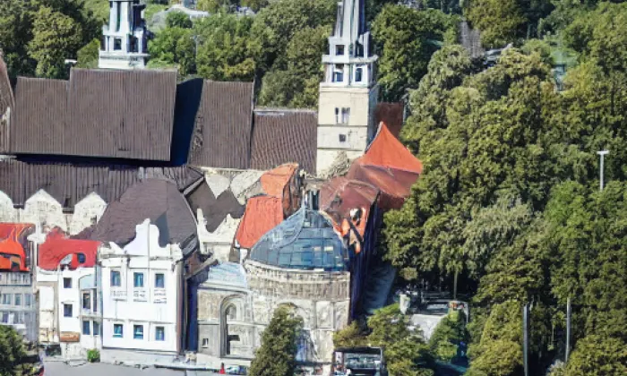 Kostel Nejsvětější Trojice (Děčín XIV-Dolní Žleb) – jaro