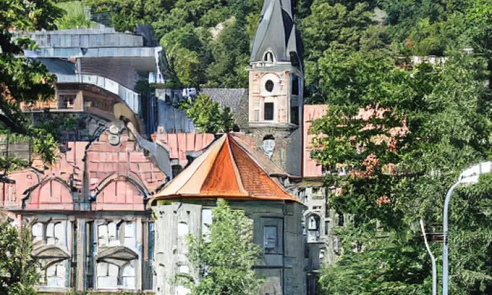 Kostel Nejsvětější Trojice (Děčín XIV-Dolní Žleb) – léto